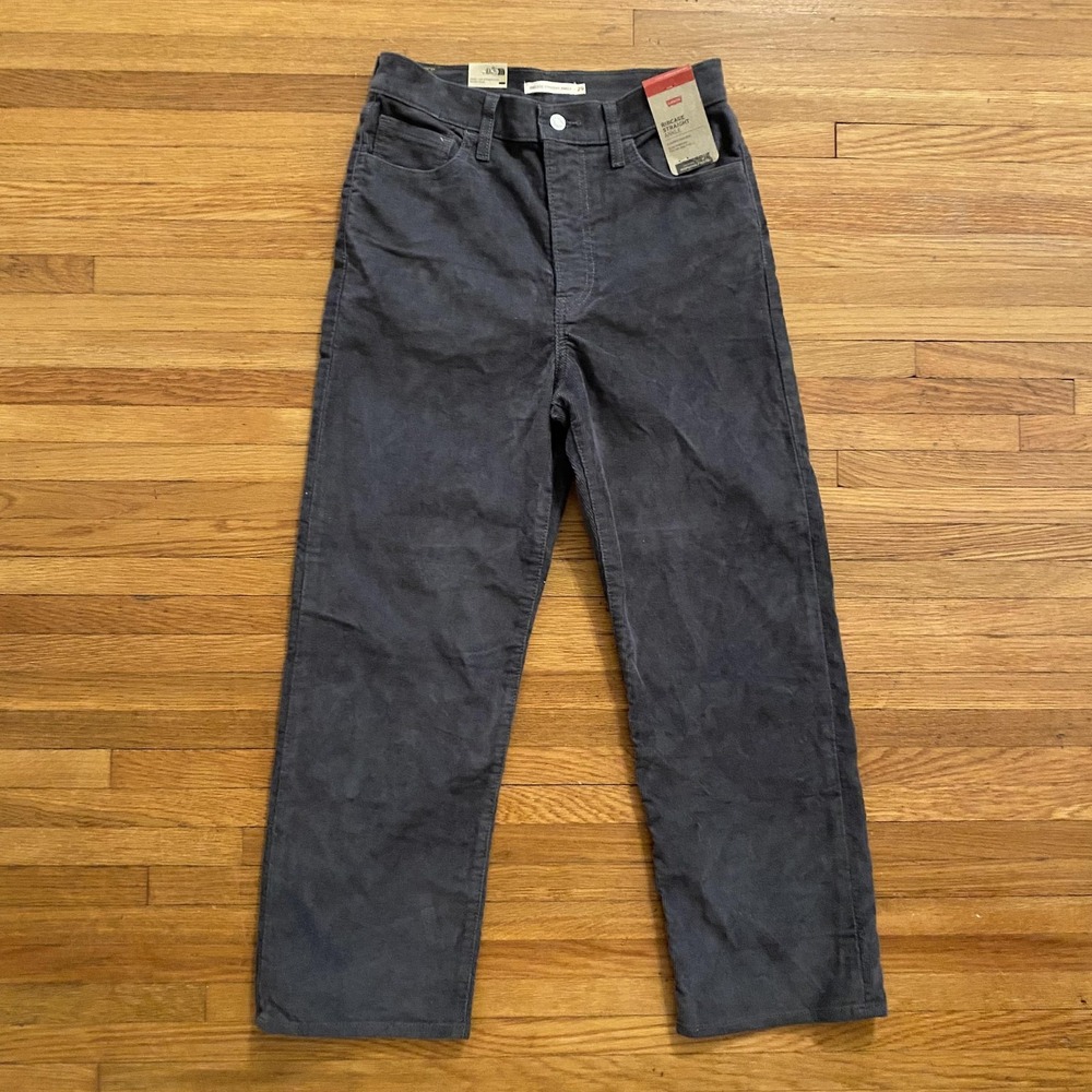 Levi's Dark Charcoal Cropped Ankle Jeans